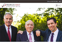 Tablet Screenshot of peoplesfirstinsurance.com